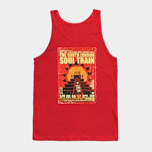 POSTER TOUR - SOUL TRAIN THE SOUTH LONDON 90 Tank Top